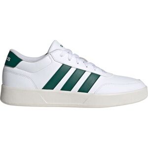 Adidas Breaknet 3.0 Men's White Sneakers with Green Stripe size 9.5